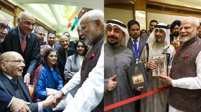 PM Modi Meets 101-Year-Old Former IFS Officer, Gets A Rousing Welcome In Kuwait
