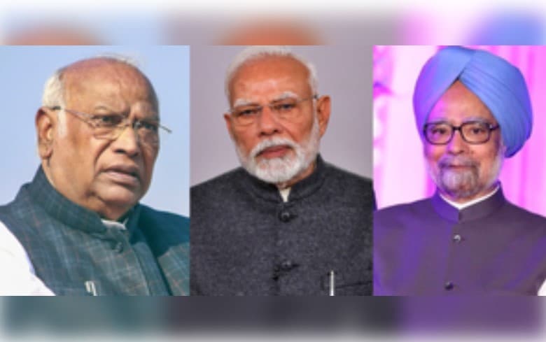 Congress Chief Kharge Writes To PM Modi, Seeks Site For Dr. Manmohan Singh’s Memorial
