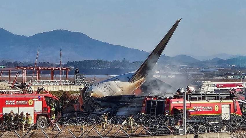 62 Dead, Two Rescued In South Korea Plane Crash