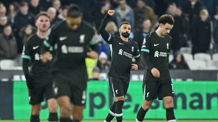Premier League: Salah Stars As Liverpool Beat West Ham 5-0 To Move 8 Points Clear