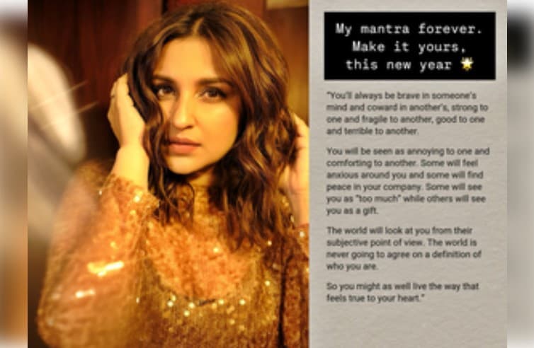 Parineeti Chopra Shares Her Mantra For 2025