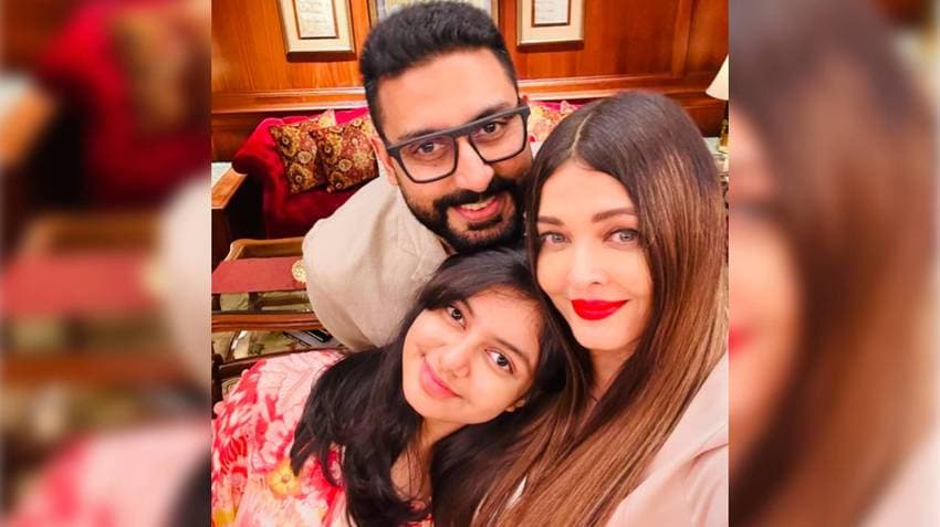 Abhishek, Aishwarya Start New Year On A Family Note