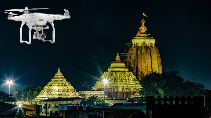 Question Raised Over Shreemandir Security After Unidentified Drone Spotted In No-Flying Zone