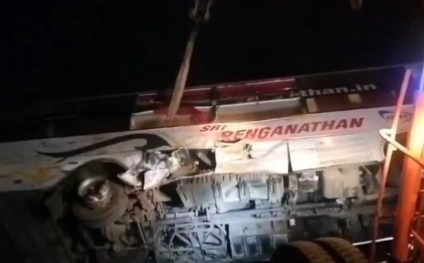 Four Killed As Bus Rams Into Stationary Truck In Andhra Pradesh's Chittoor