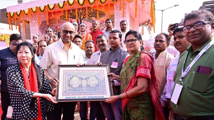 Singapore President Tharman Shanmugaratnam Visits Konark Sun Temple