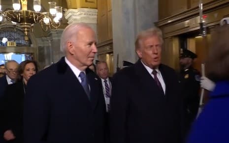 Biden, Trump Reach Capitol Together For Swearing-In Ceremony
