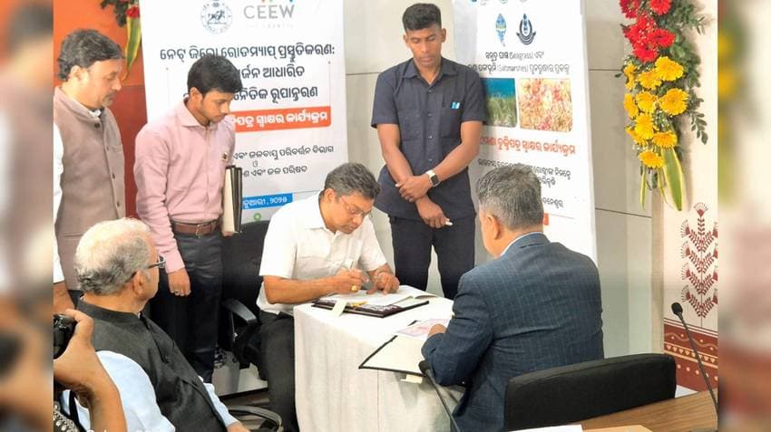 Odisha Govt Inks Key MoUs To Tackle Climate Change Challenges