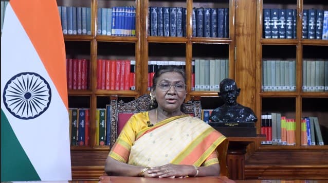 In Address To Nation, President Murmu Lauds Famers, Labourers For Country's Progress