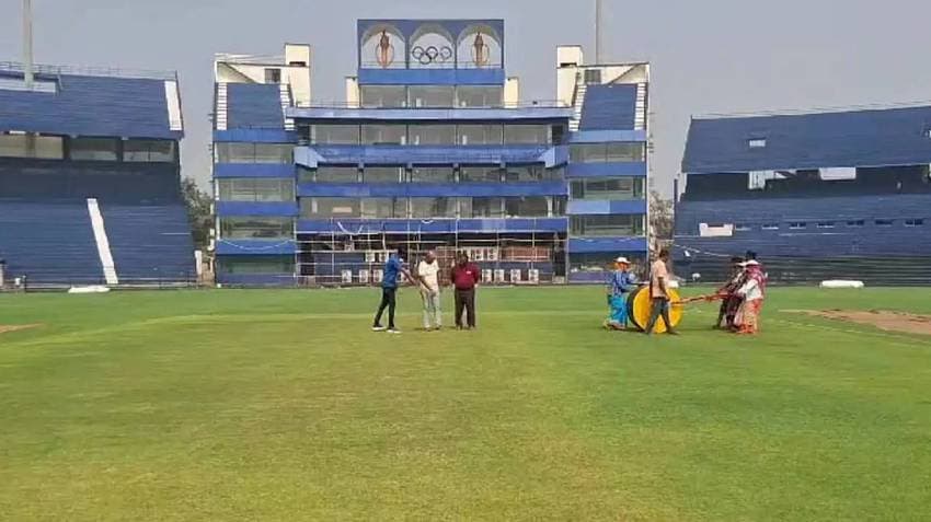 BCCI Chief Curator Inspects Barabati Stadium Ahead Of India-England ODI On Feb 9