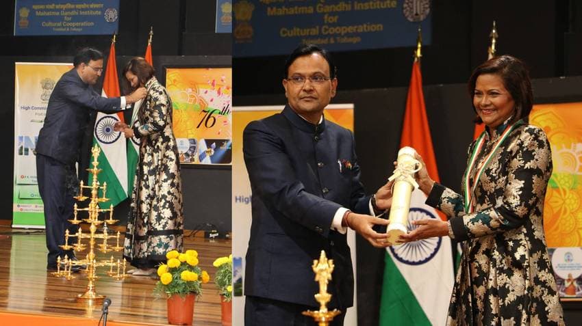 India Honours Trinidad And Tobago President With Pravasi Bharatiya Samman Award
