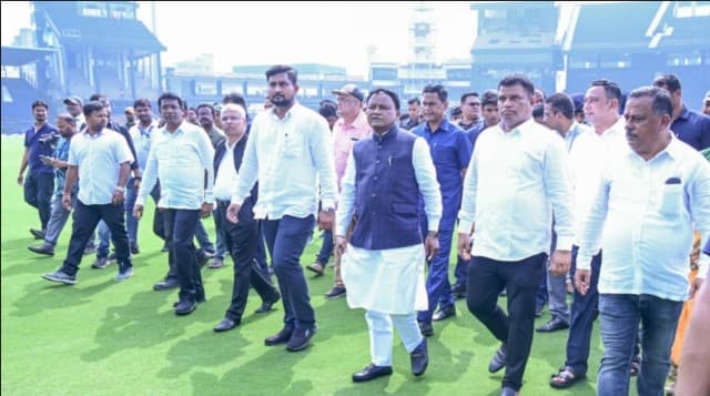 CM Majhi Reviews Preparations For India-England ODI At Barabati Stadium In Cuttack