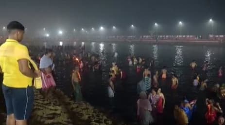 Lakhs Take Holy Magha Saptami Dip At Chandrabhaga Beach Near Konark