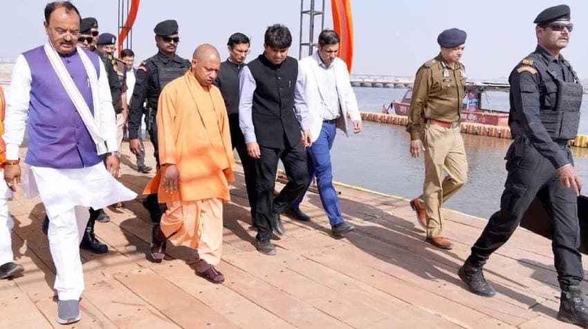 CM Yogi To Visit Maha Kumbh, Review Security Arrangements