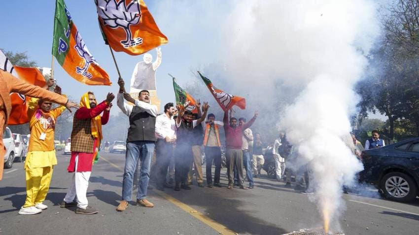 Lotus Blooms In Delhi After 27 Years, Kejriwal’s Pitch To 'Sway' Votes In Border Constituencies Fails
