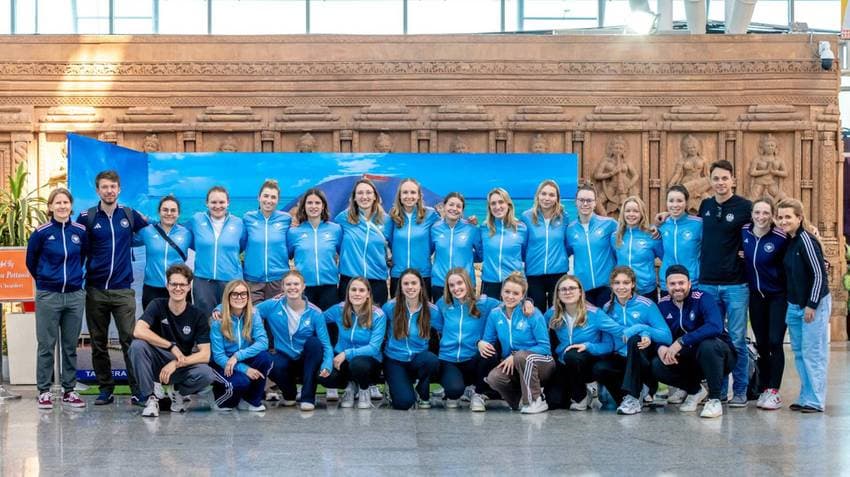 FIH Pro League In Odisha: Germany Women’s Hockey Team Arrive In Bhubaneswar