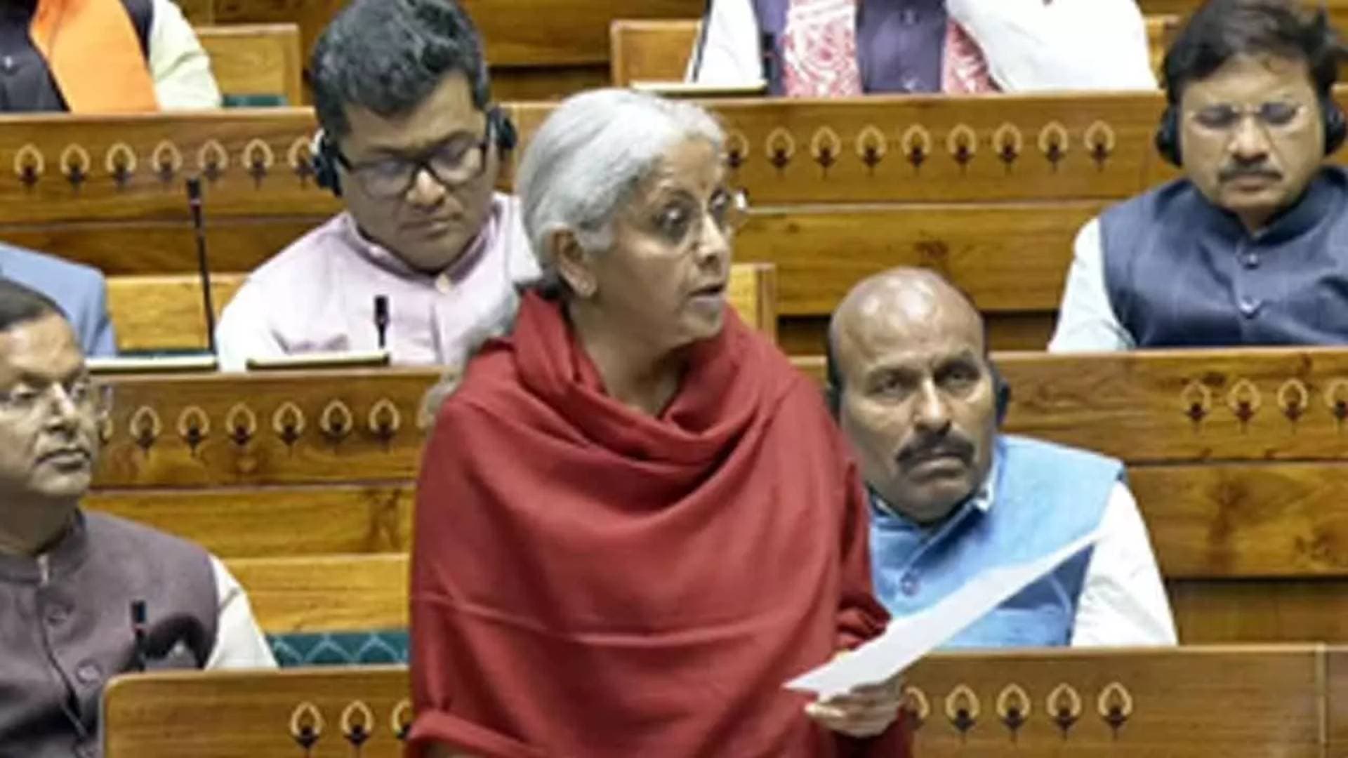 FM Sitharaman Tables New Income Tax Bill In Lok Sabha
