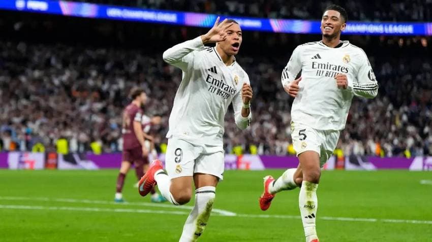 Champions League: Mbappe's Hat-Trick Powers Holders Real Madrid Into Last-16