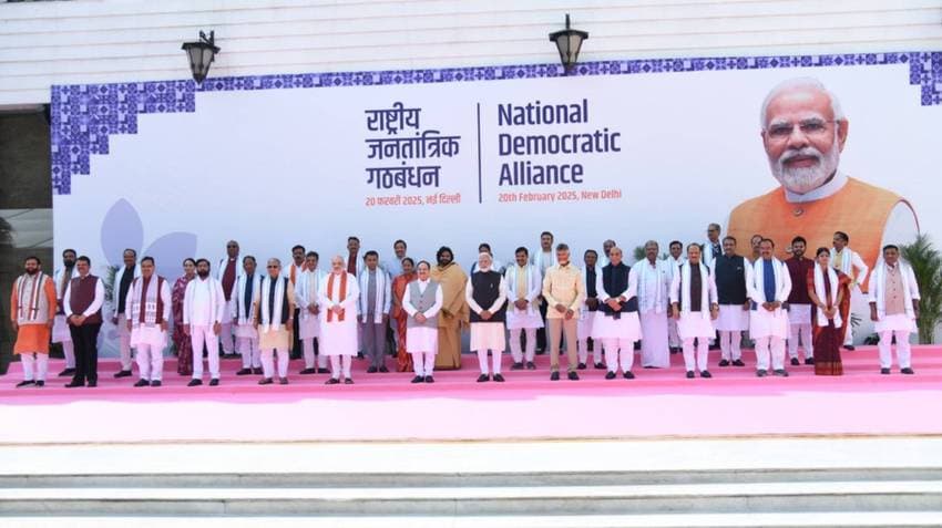NDA Chief Ministers Meet After Delhi CM’s Swearing-In; PM Modi Attends