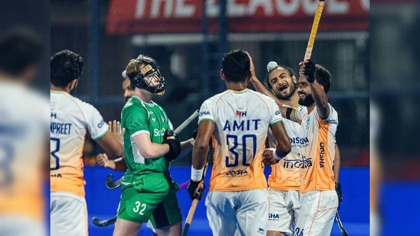 Men's FIH Pro League: India Overcome Tough Challenge From Ireland For 3-1 Win