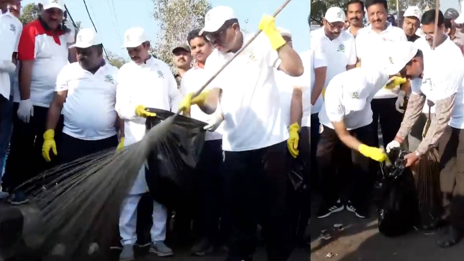 Odisha Visit, Day 2: Union Minister Pradhan Participates In Cleanliness Drive At Sambalpur