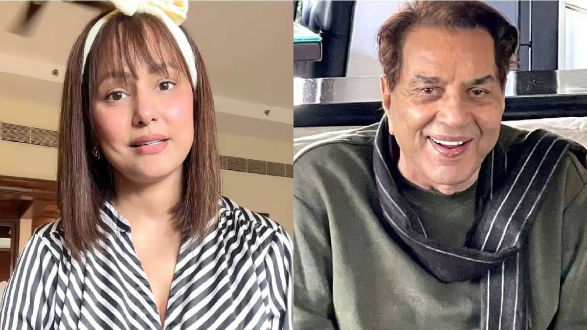 Hina Khan Gets Surprise Video Call From 'OG Superman' Dharmendra