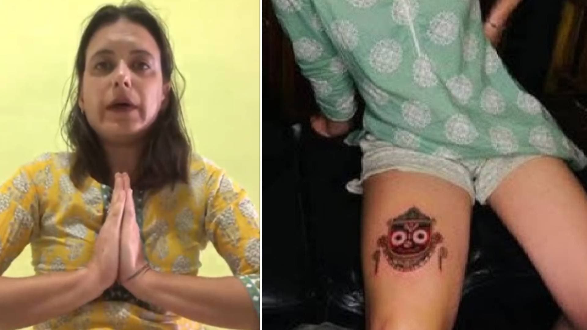 Foreign Woman Tenders Apology After Tattoo Of Lord Jagannath On Her Thigh Sparks Outrage In Odisha