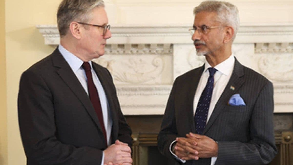 EAM Jaishankar Holds Bilateral Talks With UK PM Keir Starmer In London
