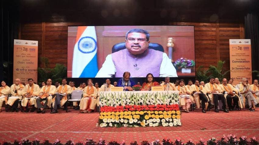 Union Education Minister Pradhan Lauds IGNOU’s Global Impact, NEP 2020 Implementation