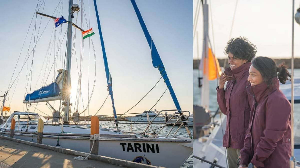 "Stand Together, Stand Independent," Sailors Of INSV Tarini Extend Wishes On International Women's Day