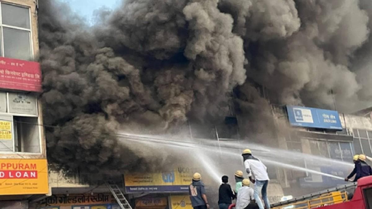 Massive Fire In Jaipur Warehouse: Over 30 Fire Engines Deployed, Nearby Residents Evacuated