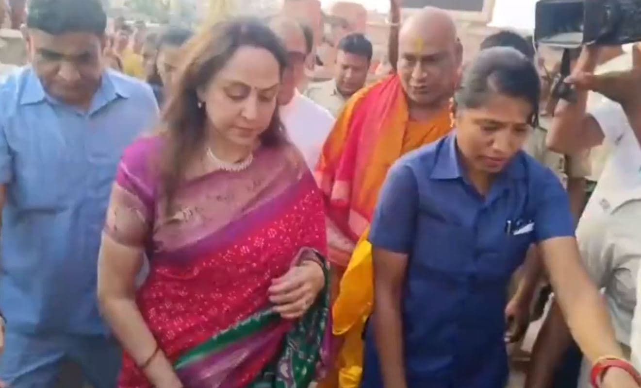 Hema Malini Participates In Traditional Festivities At Holi Celebration In Puri
