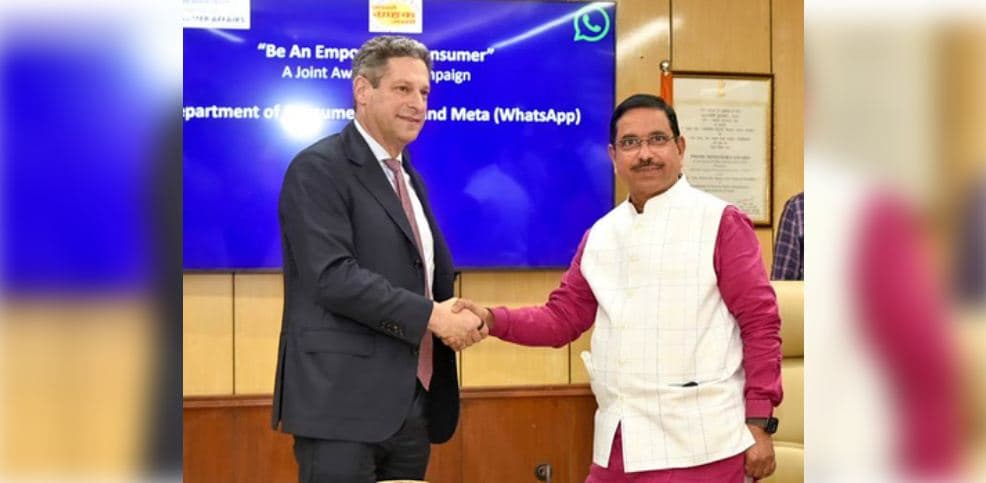 Centre Collaborates With Meta To Boost Consumer Protection