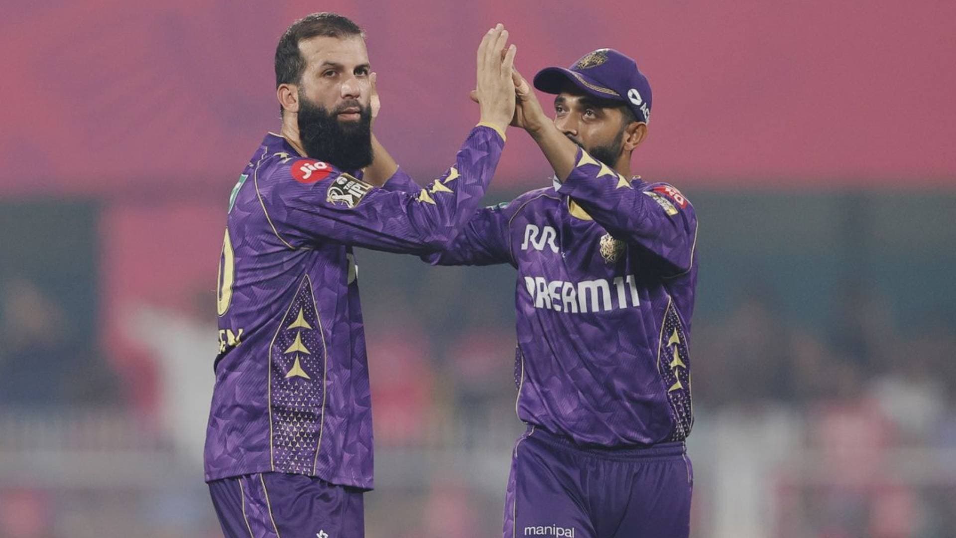 IPL 2025: Varun And Moeen Pick Two Wickets Each As KKR Restrict RR To 151/9