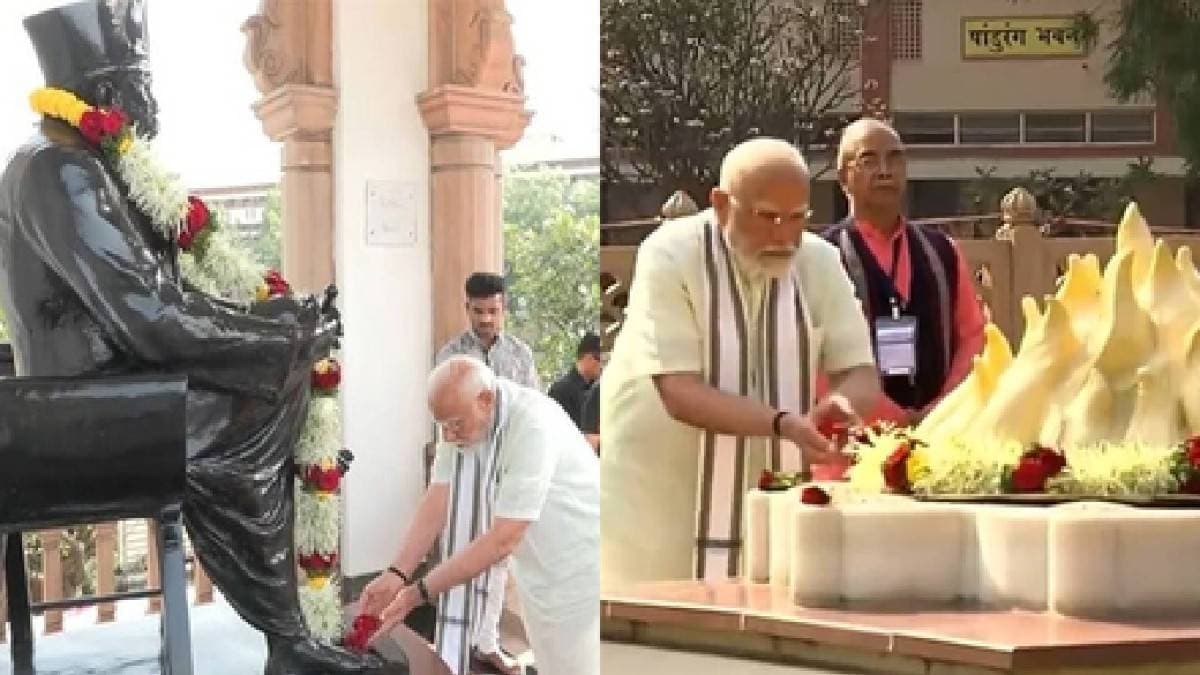 PM Modi In Nagpur, Pays Tribute To RSS Founder Hedgewar
