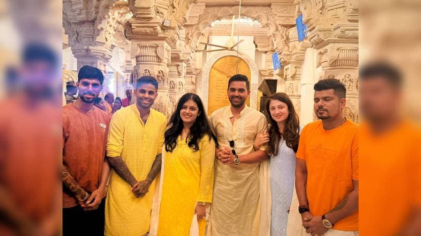 IPL 2025: MI's Suryakumar, Tilak, Deepak Seek Blessings At Ram Mandir Ahead Of LSG Clash