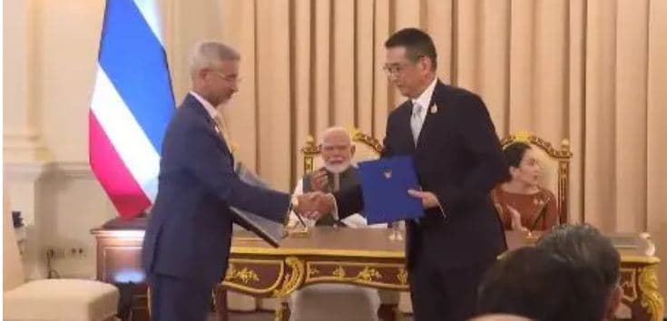 India, Thailand Elevate Bilateral Ties To Strategic Partnership, Several MoUs Exchanged During PM Modi's Visit