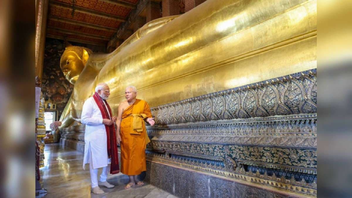 PM Modi Visits Wat Pho Temple In Thailand, Spotlights Shared Traditions Of Buddhism Forming Bedrock Of Relationship