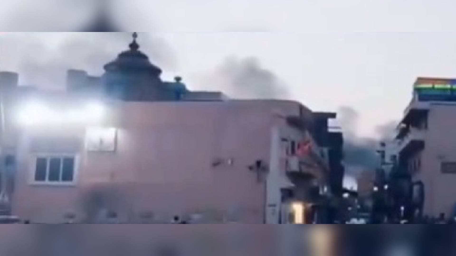 Massive Fire Breaks Out At Barricade Storage Behind Puri Public Works Department