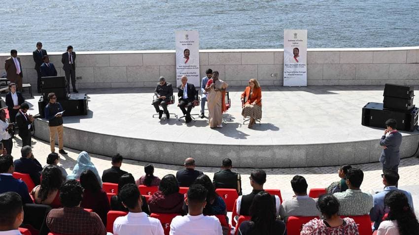 President Murmu Encourages Indian Researchers In Portugal To Contribute Towards Viksit Bharat