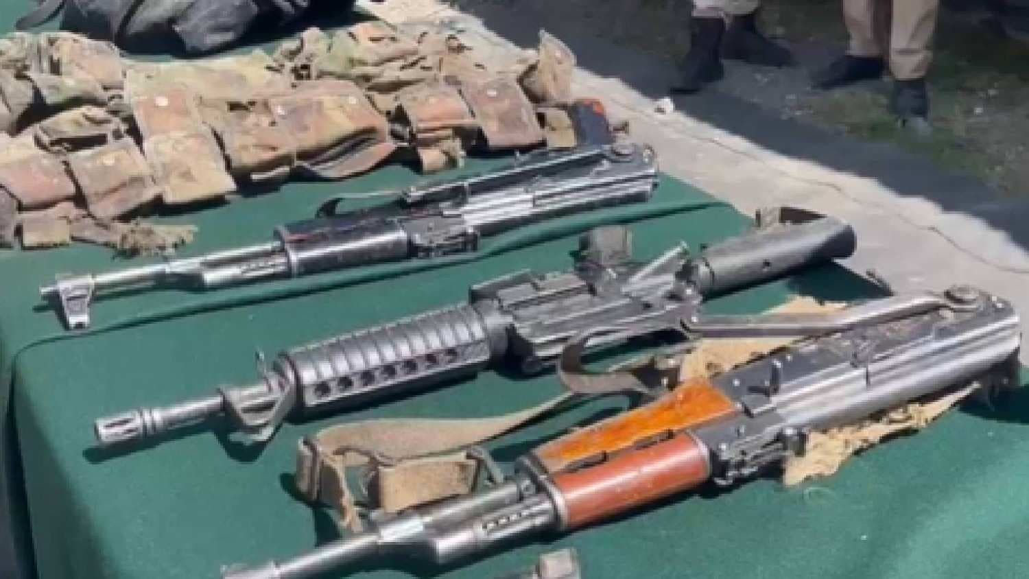 Security Forces Recover Huge Cache Of Arms, Ammunition From Slain Terrorists In J&K’s Kishtwar