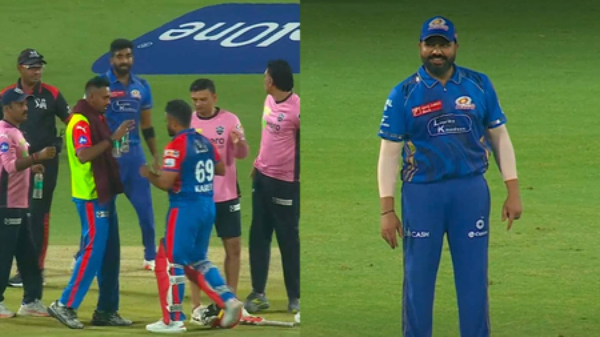 Rohit's 'Crazy Reaction' To Nair-Bumrah Heated Spat Goes Viral, Netizens Say Ex-MI Skipper Never Disappoints