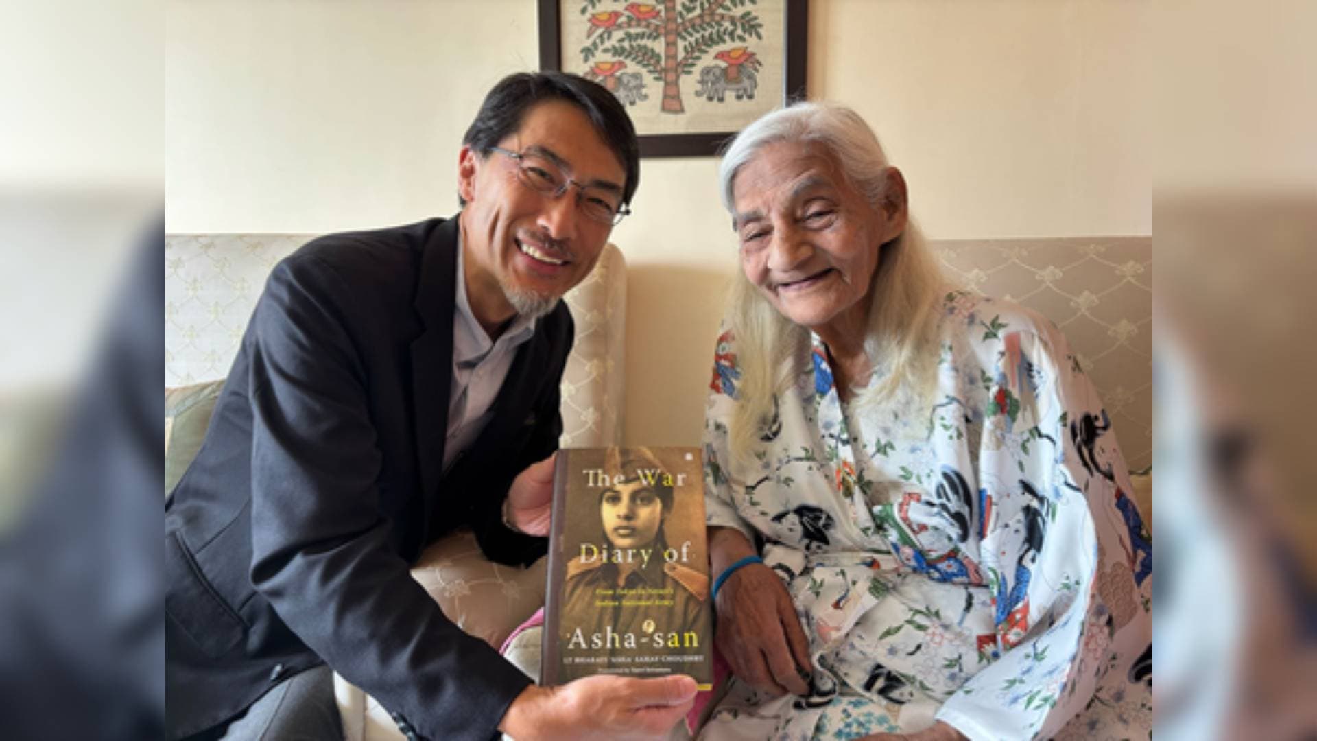 Japanese Ambassador Meets 97-Year-Old Freedom Fighter Asha Sahay In Patna
