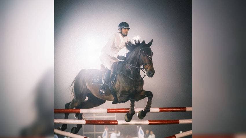 Amar Sarin Creates National Record At Delhi Horse Show