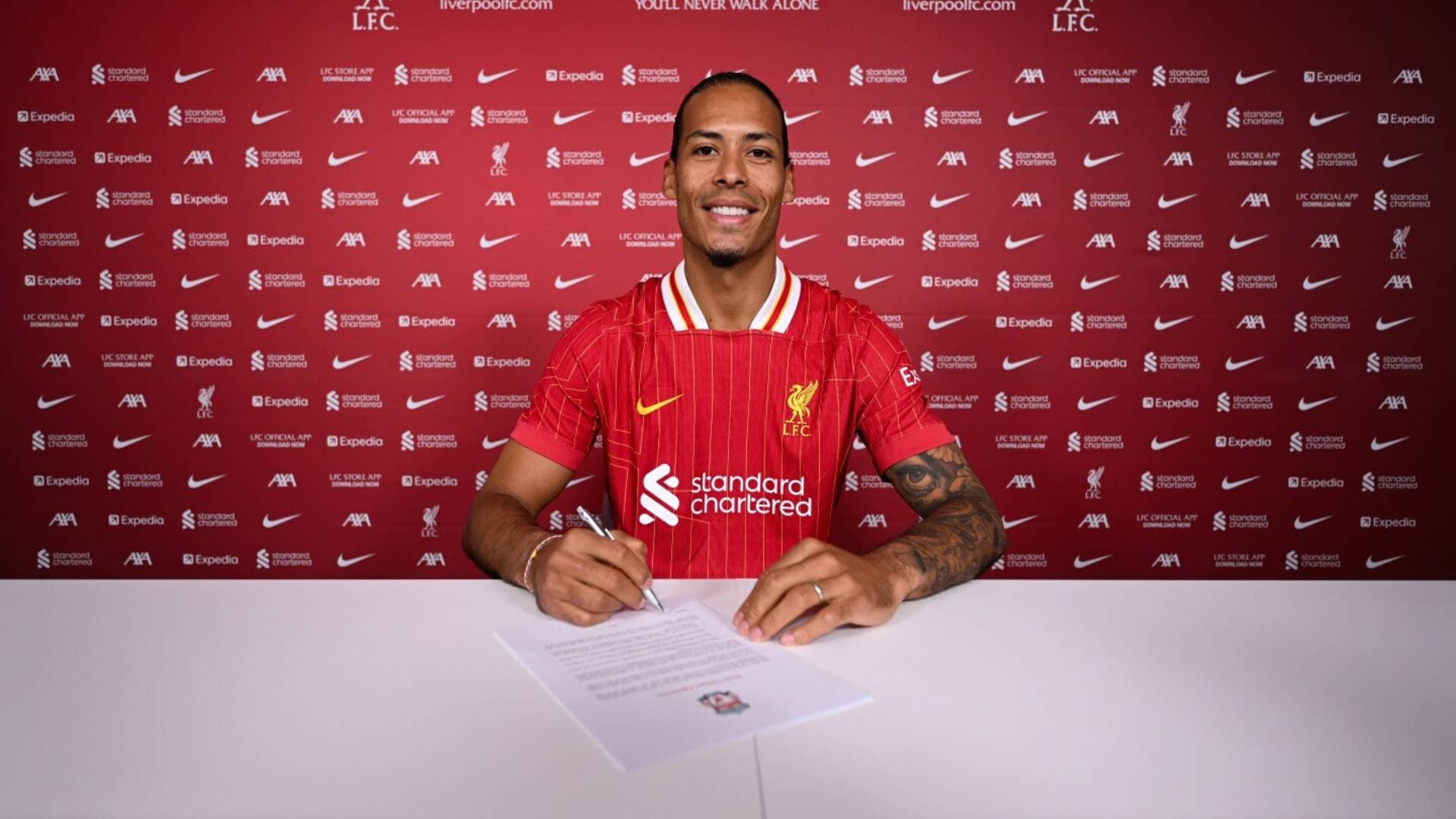 Virgil van Dijk Signs New Two-Year Contract With Liverpool