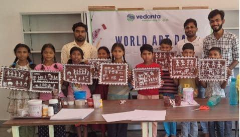 Vedanta Celebrates Odisha's Tribal Art Heritage On World Art Day