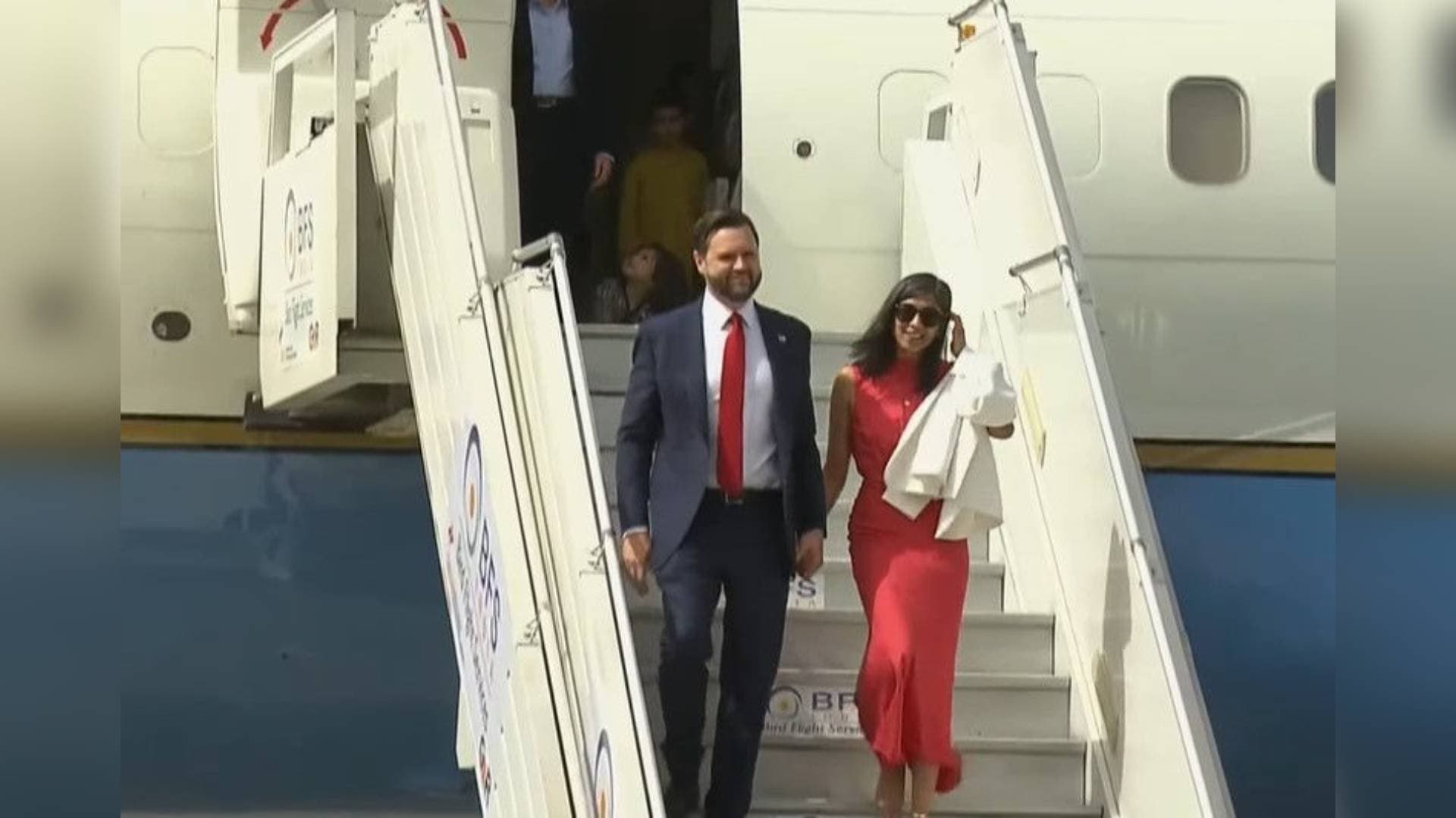 US Vice Prez JD Vance, Family Arrive In India For Landmark Visit