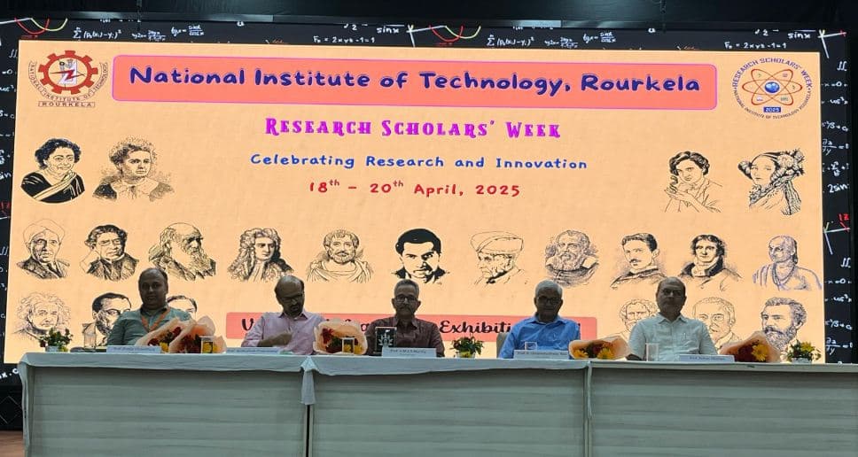 9th Research Scholars' Week At NIT Rourkela: A Celebration Of Innovation And Excellence