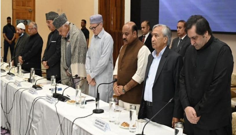 Jammu and Kashmir All-Party Meet Adopts Resolution Condemning Pahalgam Terror Attack