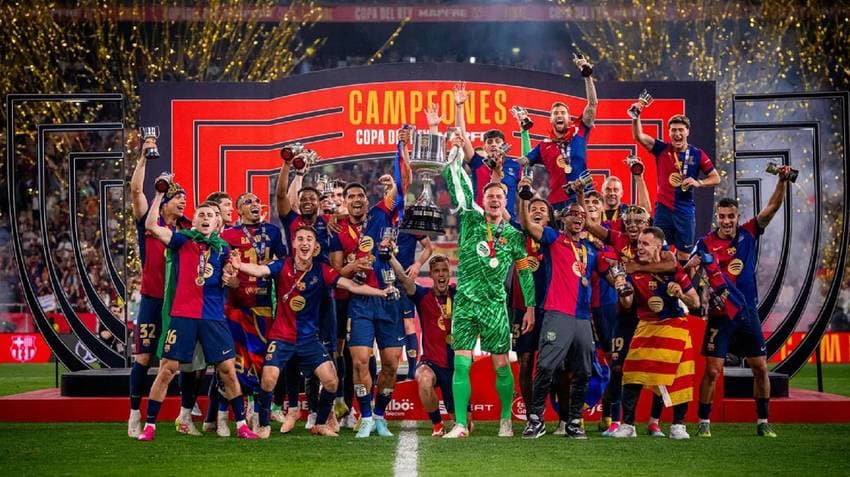 Kounde Leaves It Late To Win Copa Del Rey For Barca After 3-2 Thriller