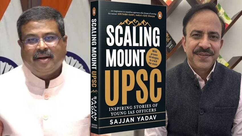 Union Minister Pradhan Unveils Sajjan Yadav's Motivational Masterpiece ‘Scaling Mount UPSC’